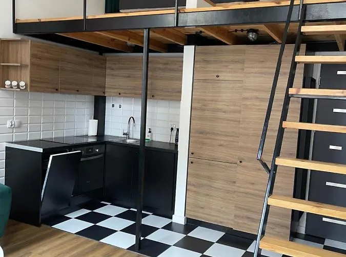 Lägenhet Urokliwy Loft W Ncl Kamienica Vabank 34 *